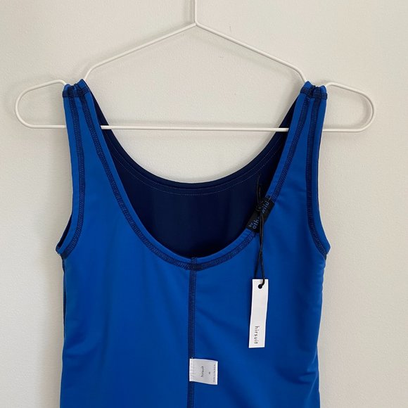 NWT Hirsuit Reversible One-Piece Retro Swim Navy/Cobalt, by Otherwild - Picture 10 of 15